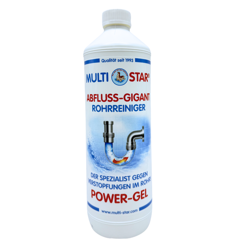 Multi-Star Abfluss Gigant Power Gel Abfluss- & Rohrreiniger (1L)