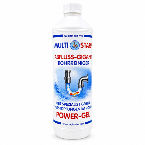Multi-Star Abfluss Gigant Power Gel Abfluss- & Rohrreiniger (1L)