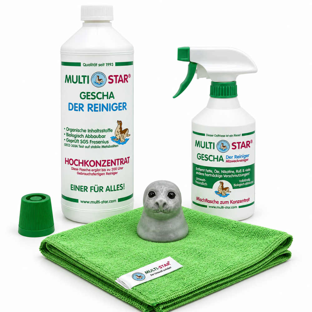 Multi-Star GESCHA Tücher Set - Grüner Hausfreund