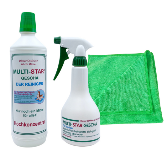 Multi-Star GESCHA Tücher Set - Grüner Hausfreund